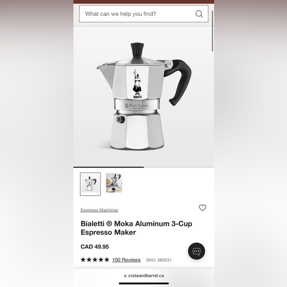 Brand new Bialetti ® Moka Aluminum 3-Cup Espresso Maker - Picture 4 of 4